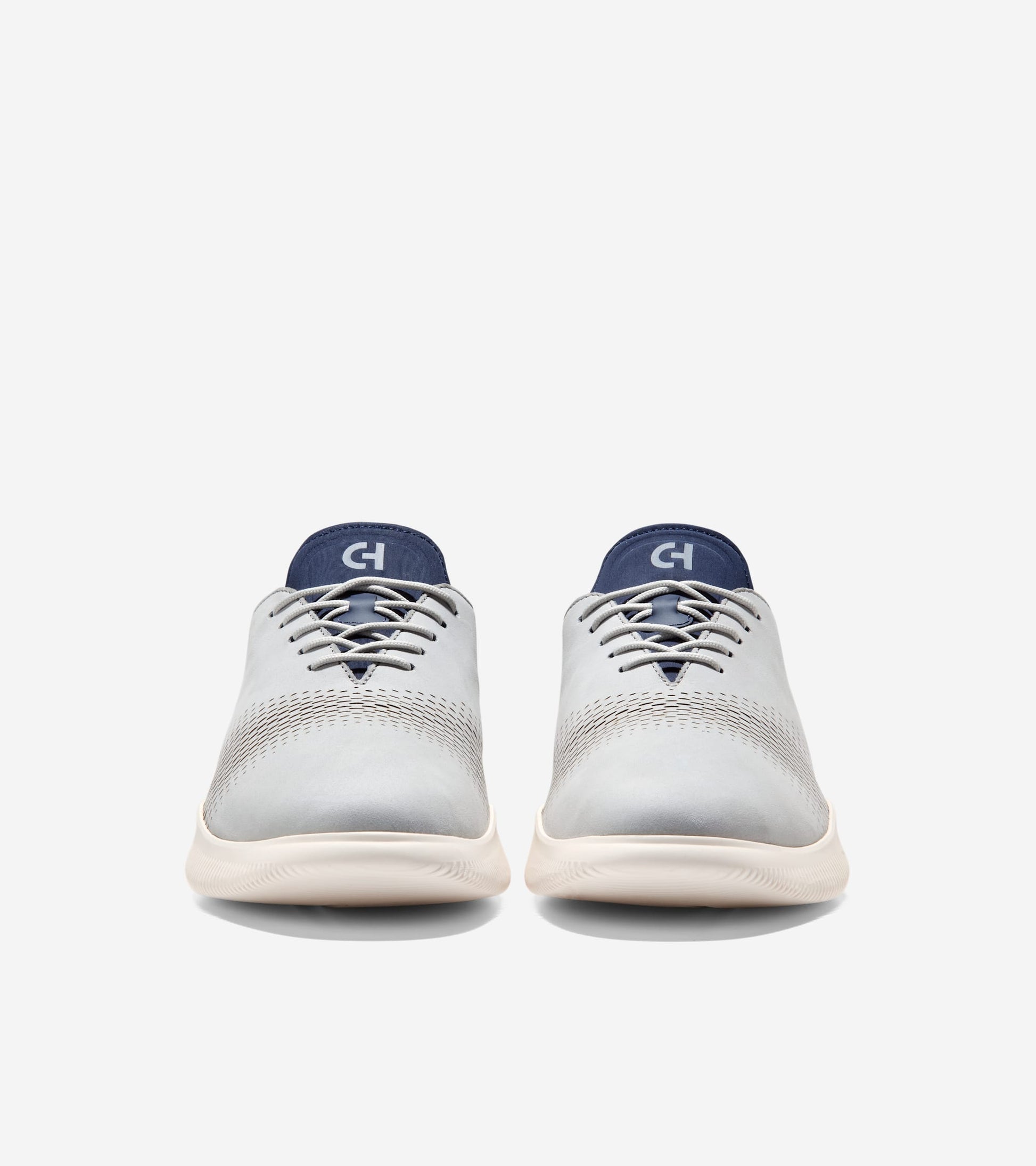 Men's 6.ZERØGRAND Laser Quick-On Oxfords in Grey | Cole Haan