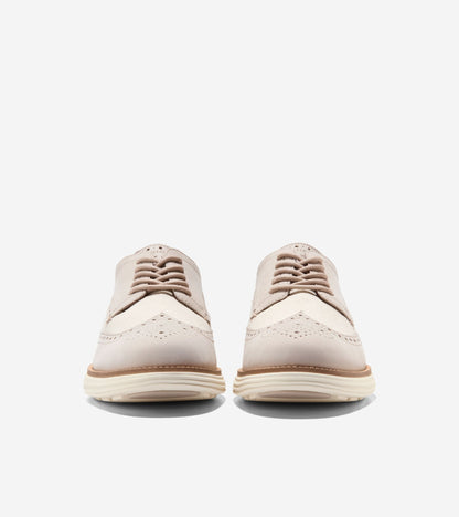 Men's ØriginalGrand Remastered Wingtip Oxfords in Beige | Cole Haan
