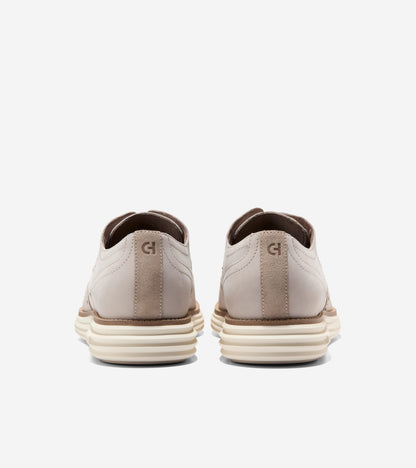 Men's ØriginalGrand Remastered Wingtip Oxfords in Beige | Cole Haan