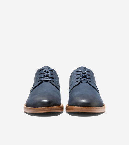 Men's Grand Neoclassic Plain Toe Oxfords in Blue | Cole Haan
