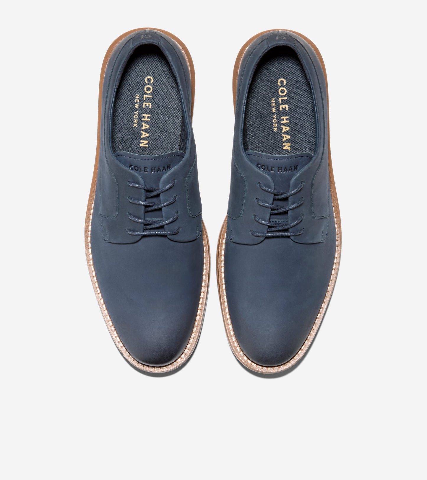 Men's Grand Neoclassic Plain Toe Oxfords in Blue | Cole Haan