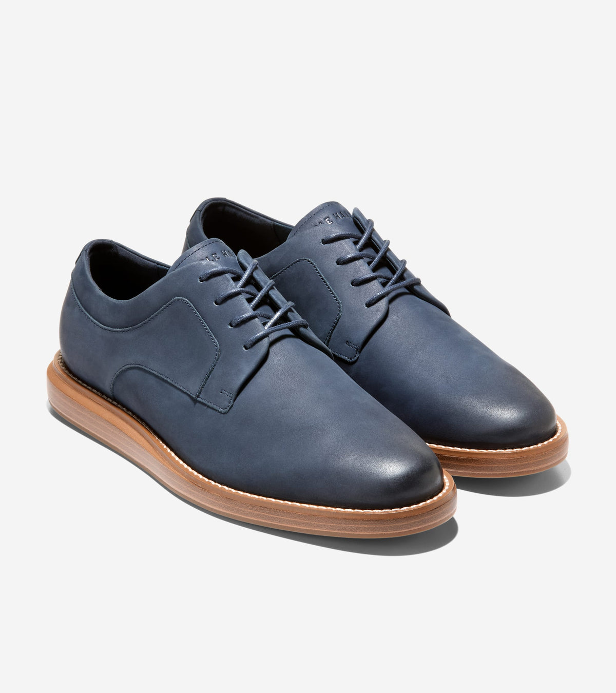 Men's Grand Neoclassic Plain Toe Oxfords in Blue | Cole Haan