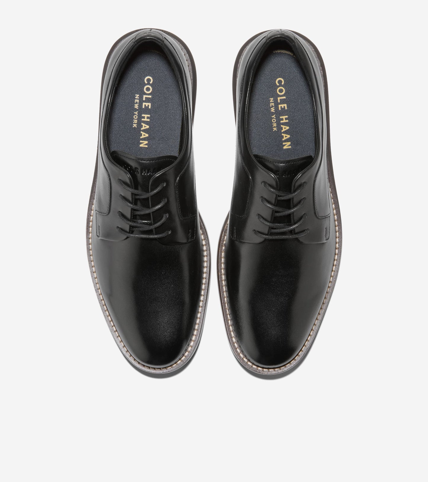 Men's Grand Neoclassic Plain Toe Oxfords in Black | Cole Haan