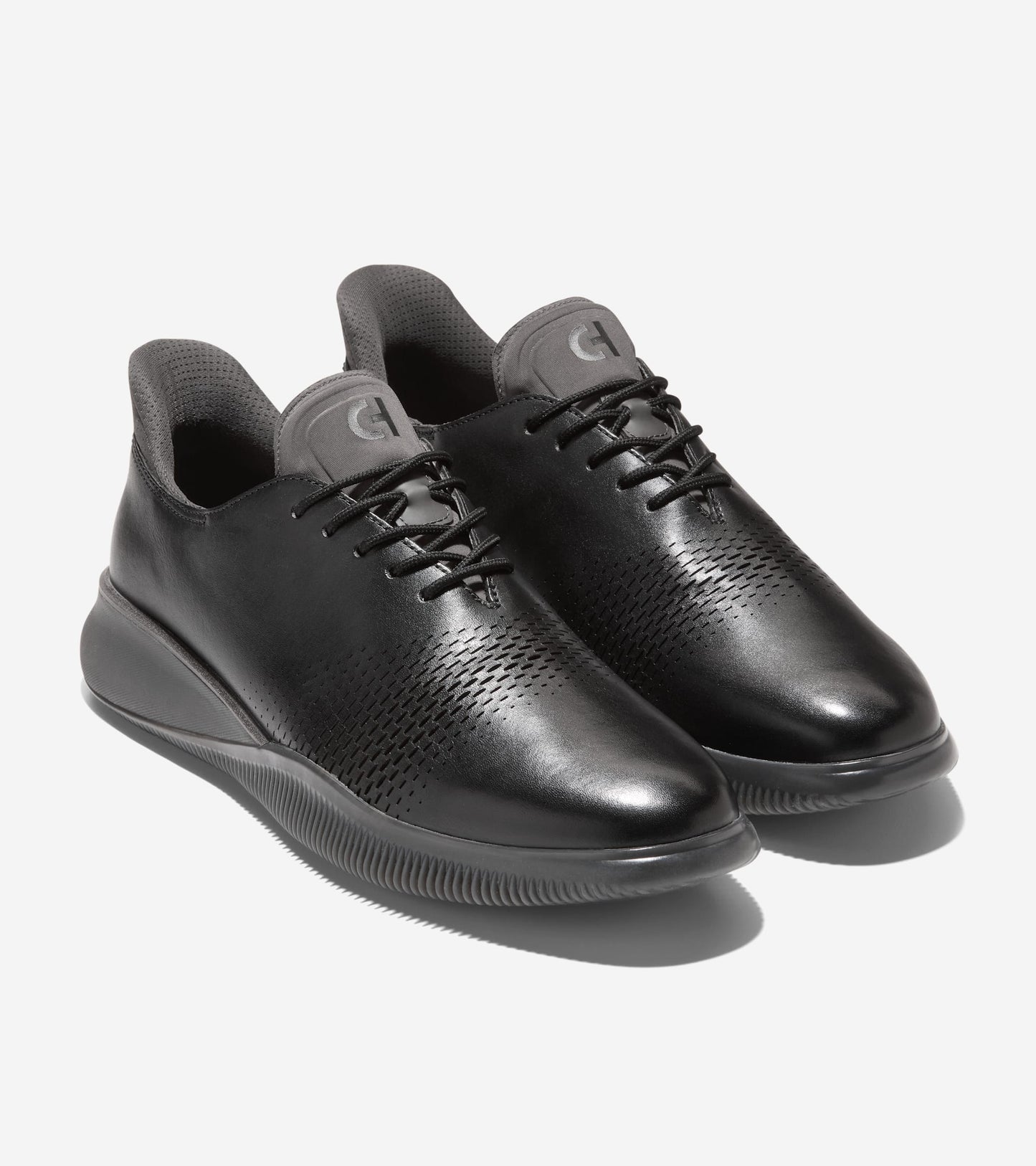 Men's 6.ZERØGRAND Laser Quick-On Oxfords in Black | Cole Haan