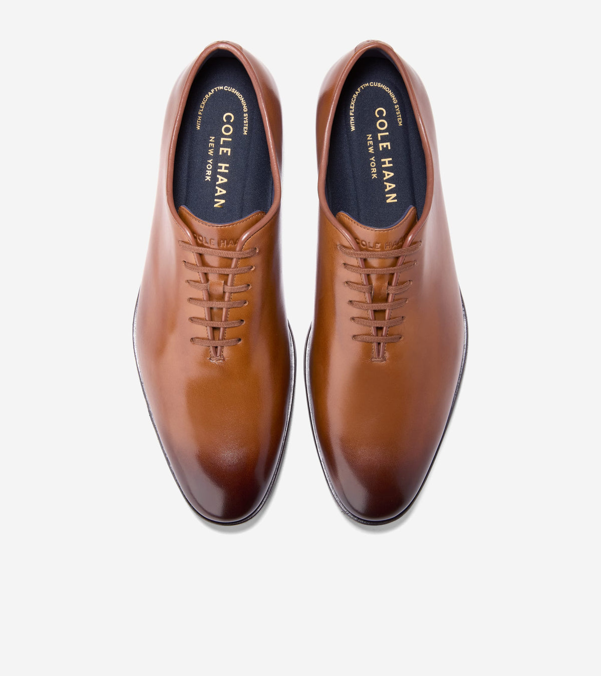 Men's Foster Grand Wholecut Oxfords in Brown | Cole Haan