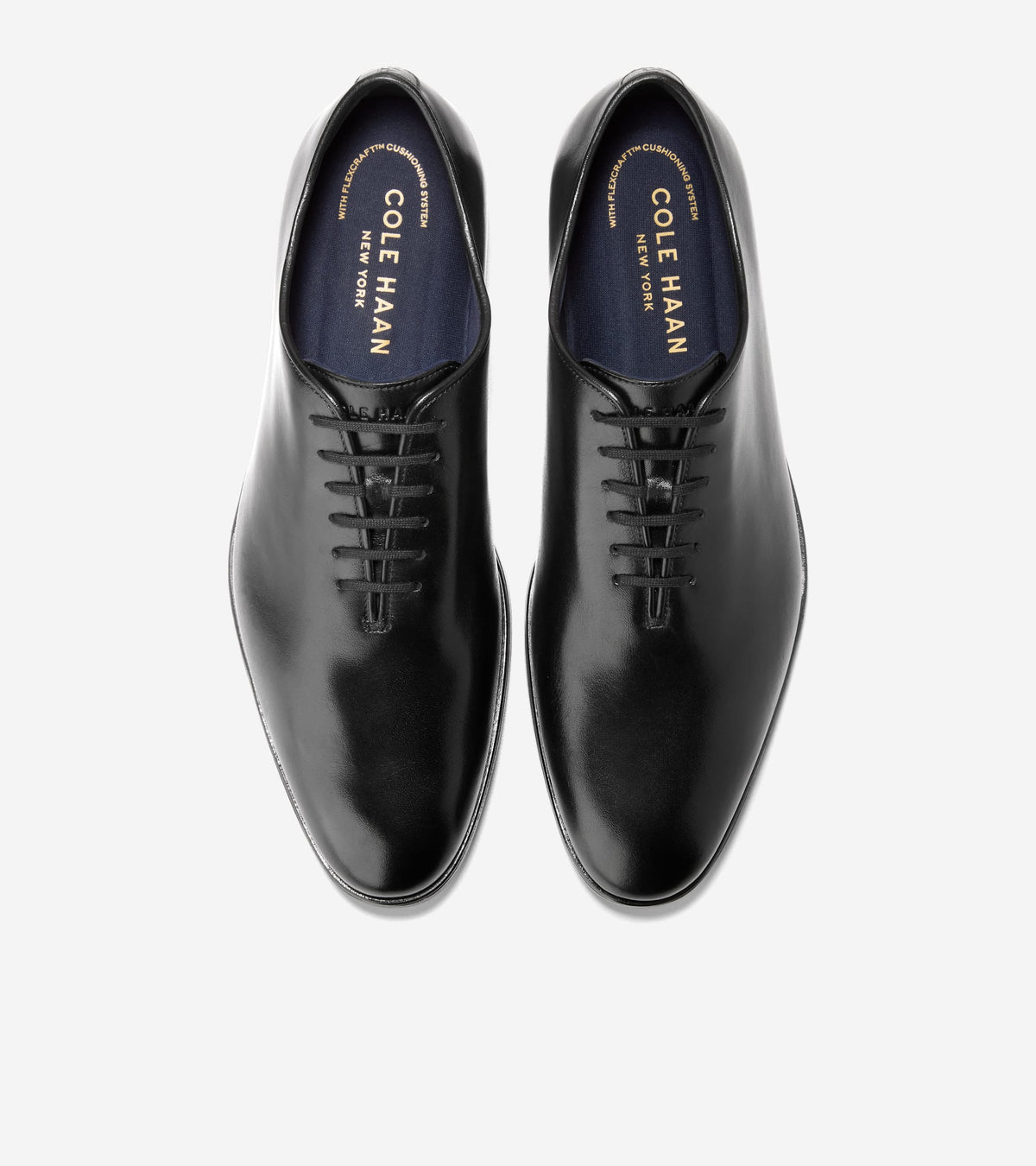Men's Foster Grand Wholecut Oxfords in Black | Cole Haan