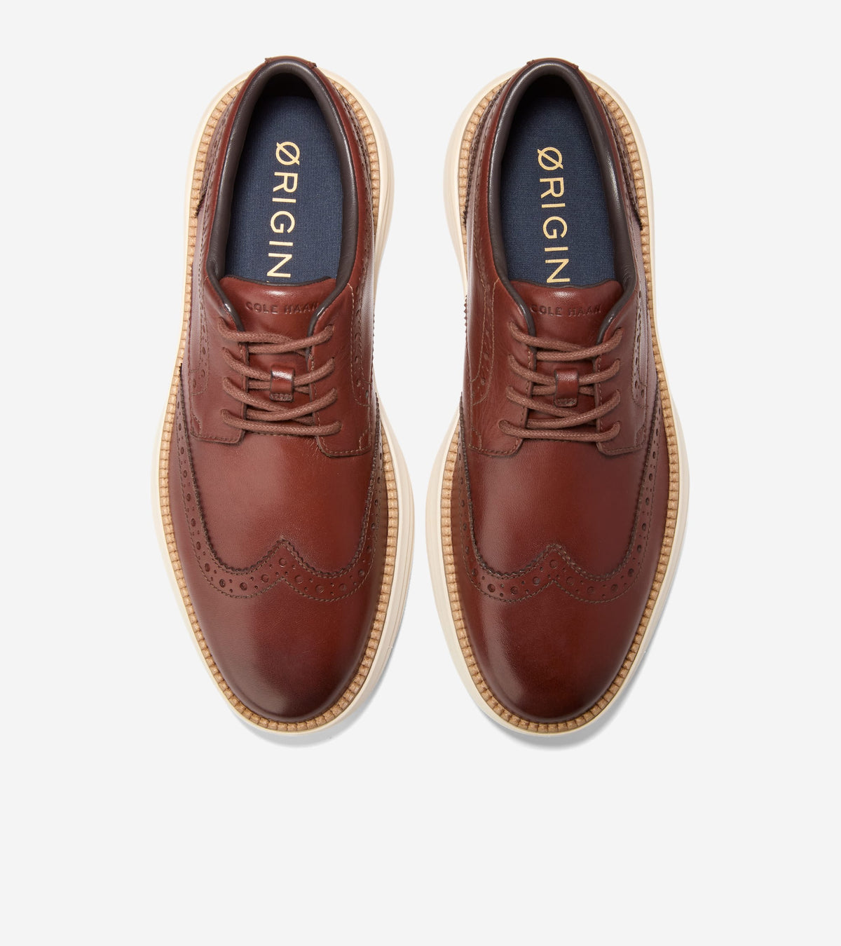 Men's ØriginalGrand Horizon Wingtip Oxfords in Brown | Cole Haan