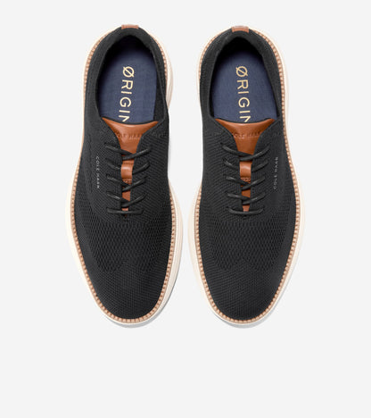 Men's ØriginalGrand Horizon Stitchlite™ Wingtip Oxfords in Black | Cole Haan