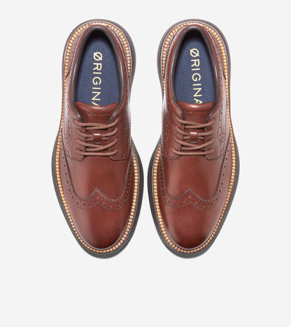 Men's ØriginalGrand Horizon Wingtip Oxfords in Brown | Cole Haan