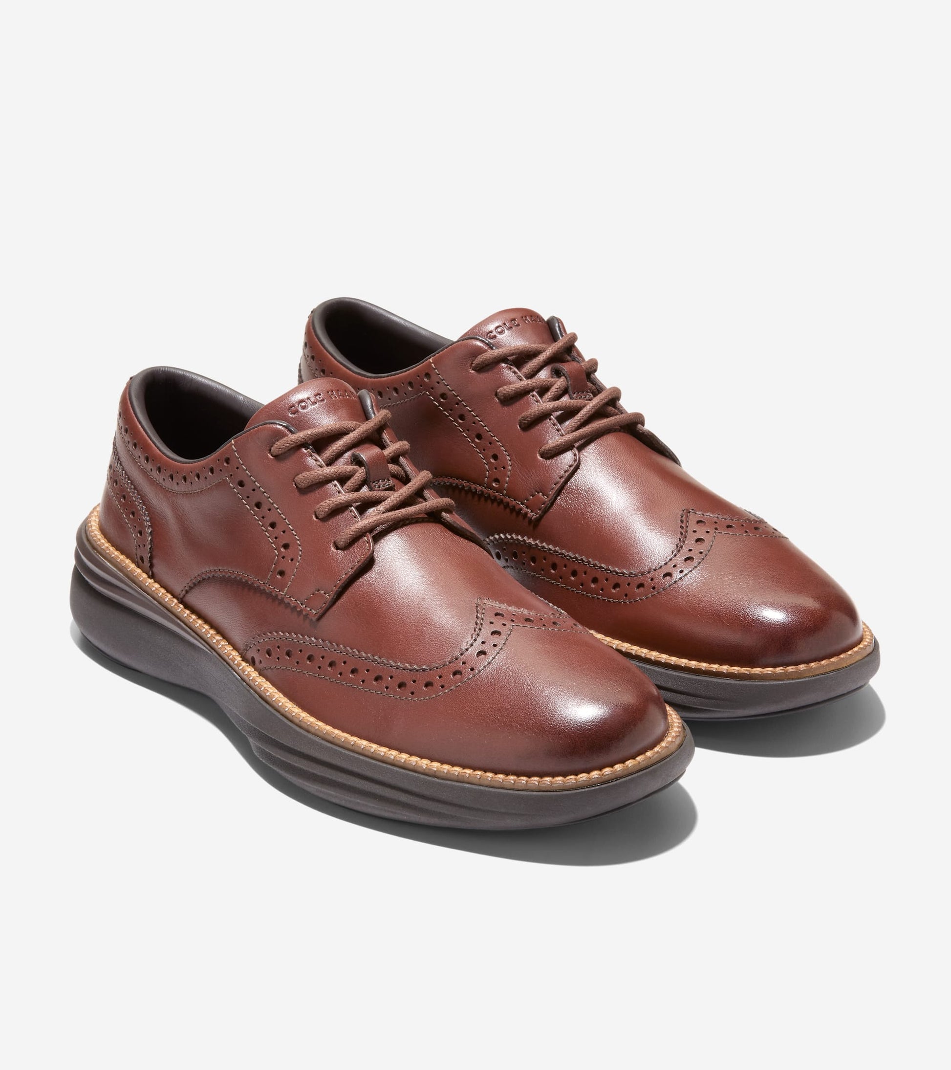 Men's ØriginalGrand Horizon Wingtip Oxfords in Brown | Cole Haan