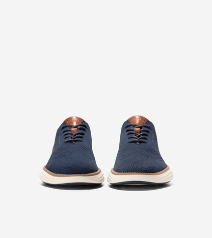 Men's ØriginalGrand Horizon Stitchlite™ Wingtip Oxfords in Blue | Cole Haan