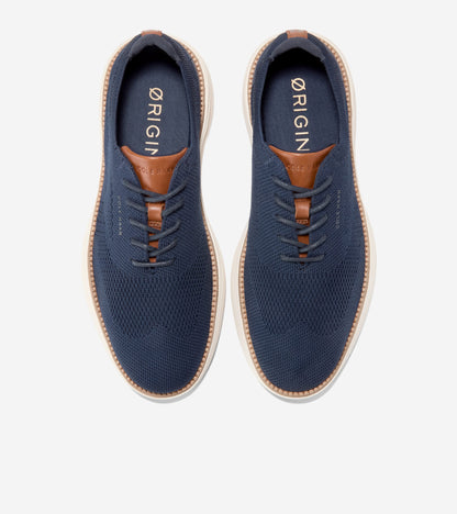 Men's ØriginalGrand Horizon Stitchlite™ Wingtip Oxfords in Blue | Cole Haan