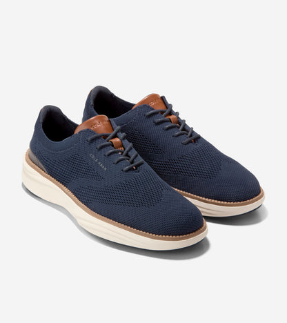Men's ØriginalGrand Horizon Stitchlite™ Wingtip Oxfords in Blue | Cole Haan