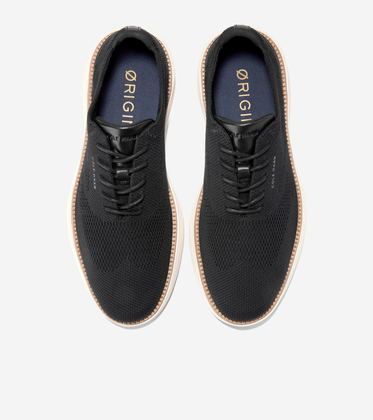 Men's ØriginalGrand Horizon Stitchlite™ Wingtip Oxfords in Black | Cole Haan