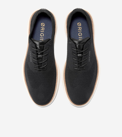 Men's ØriginalGrand Horizon Stitchlite™ Wingtip Oxfords in Black | Cole Haan