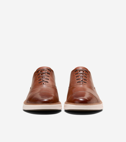 Men's ØriginalGrand CitySpectre Cap Toe Oxfords in Brown | Cole Haan