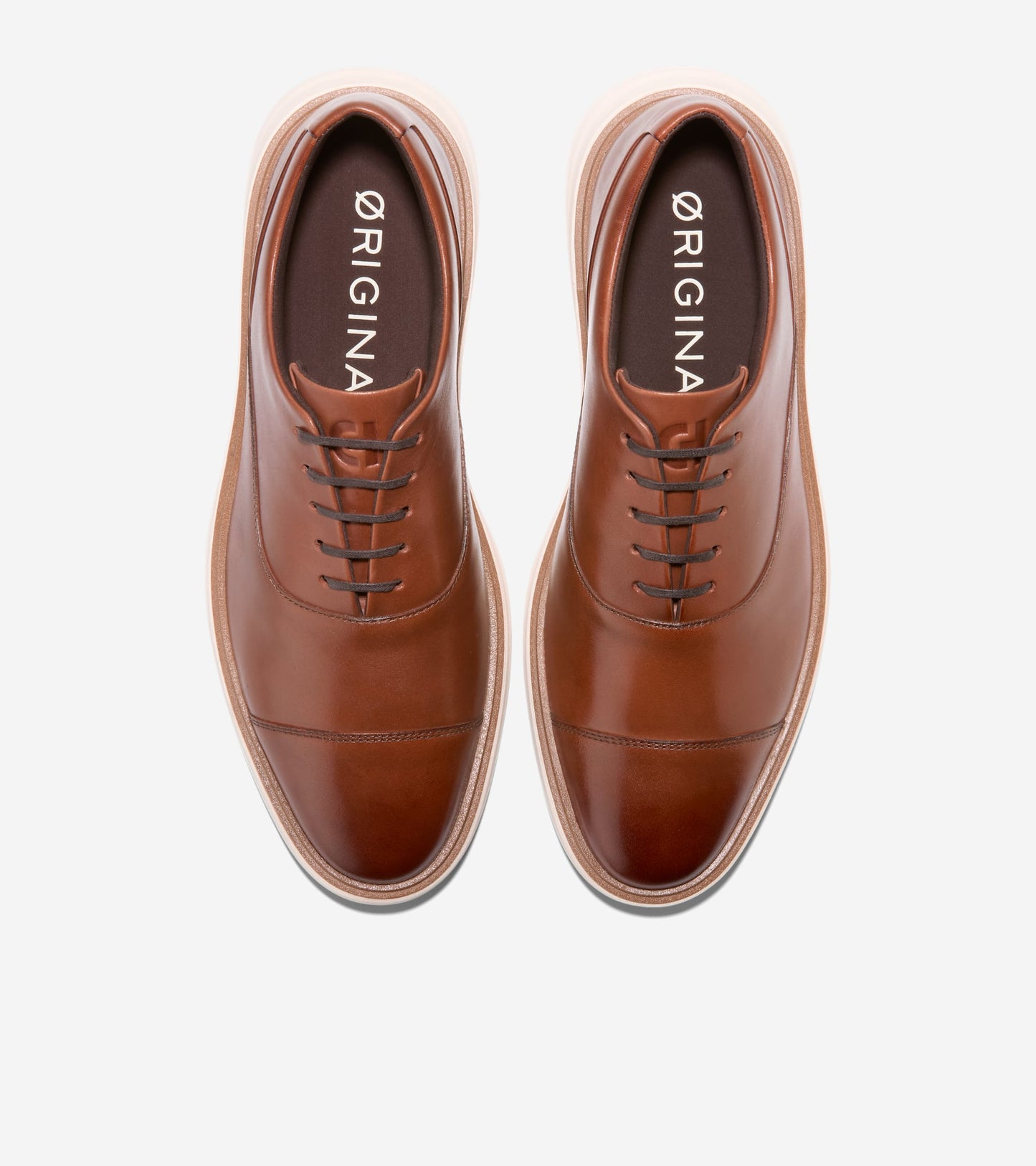 Men's ØriginalGrand CitySpectre Cap Toe Oxfords in Brown | Cole Haan