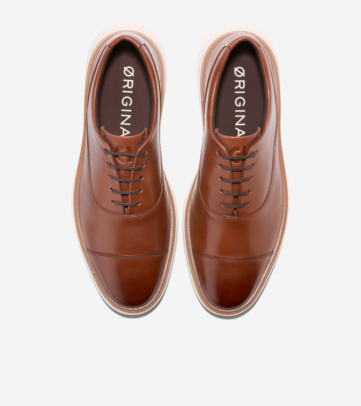 Men's ØriginalGrand CitySpectre Cap Toe Oxfords in Brown | Cole Haan