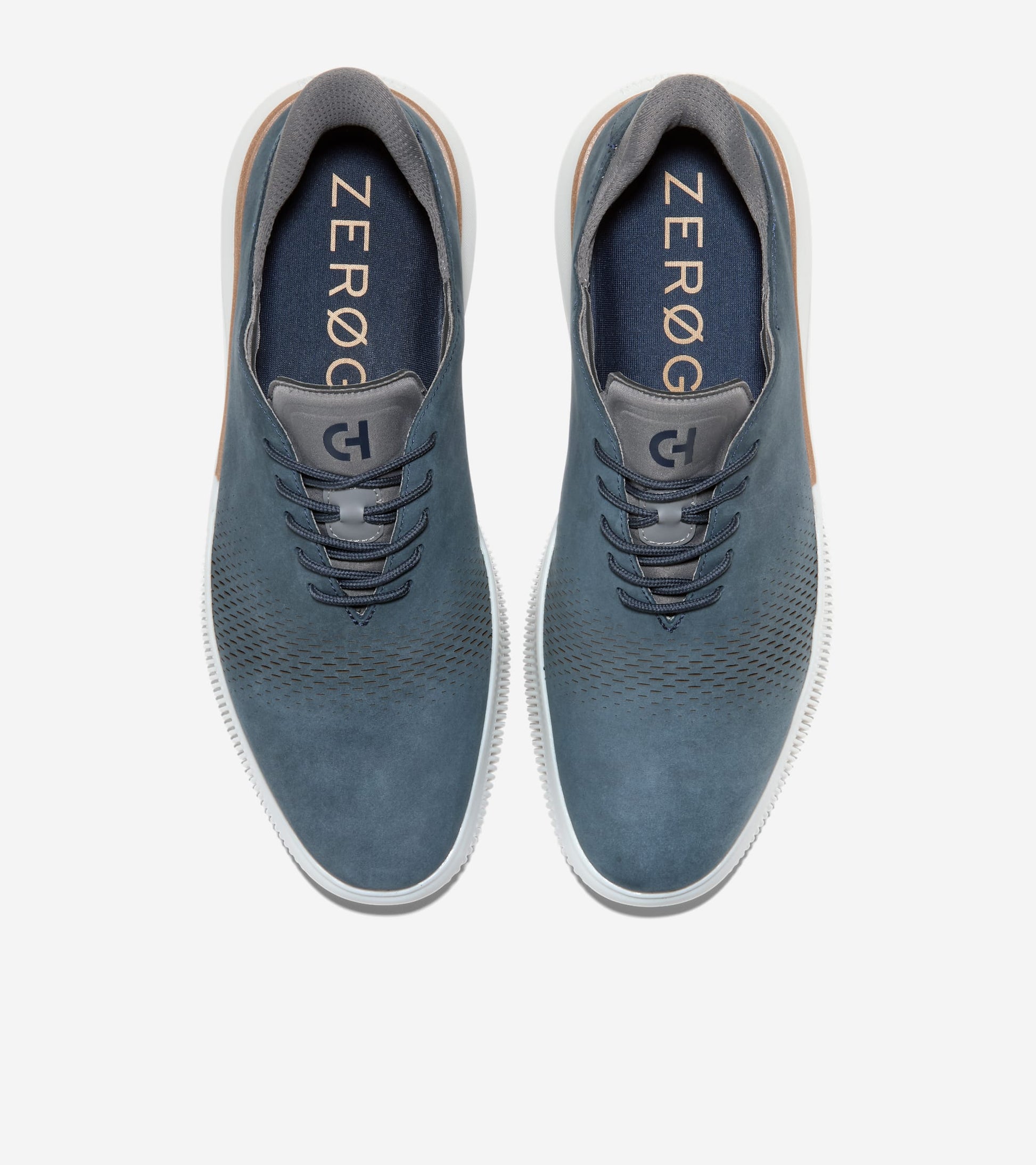 Men's 6.ZERØGRAND Laser Quick-On Oxfords in Blue | Cole Haan