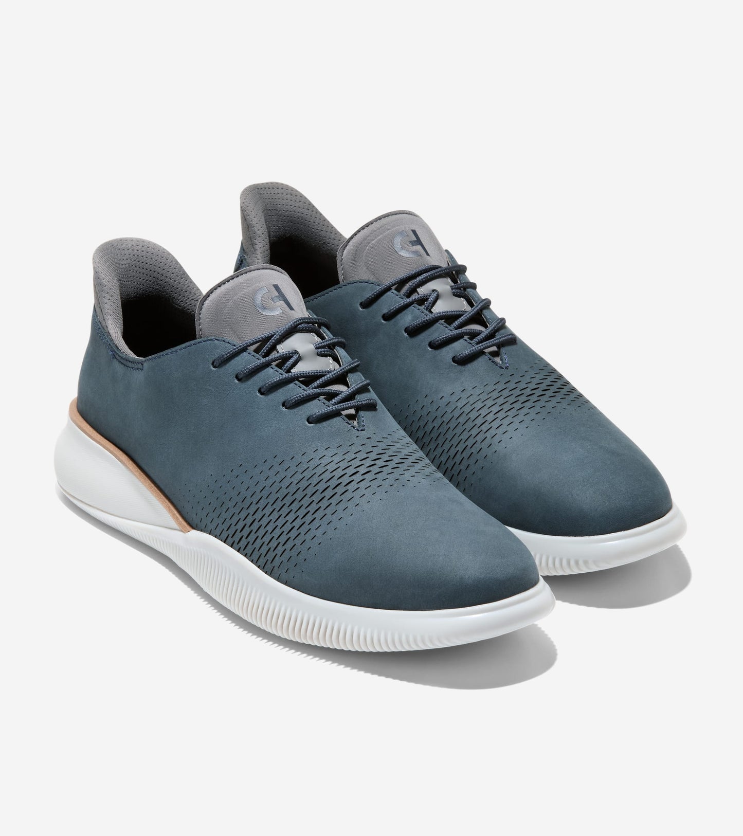 Men's 6.ZERØGRAND Laser Quick-On Oxfords in Blue | Cole Haan