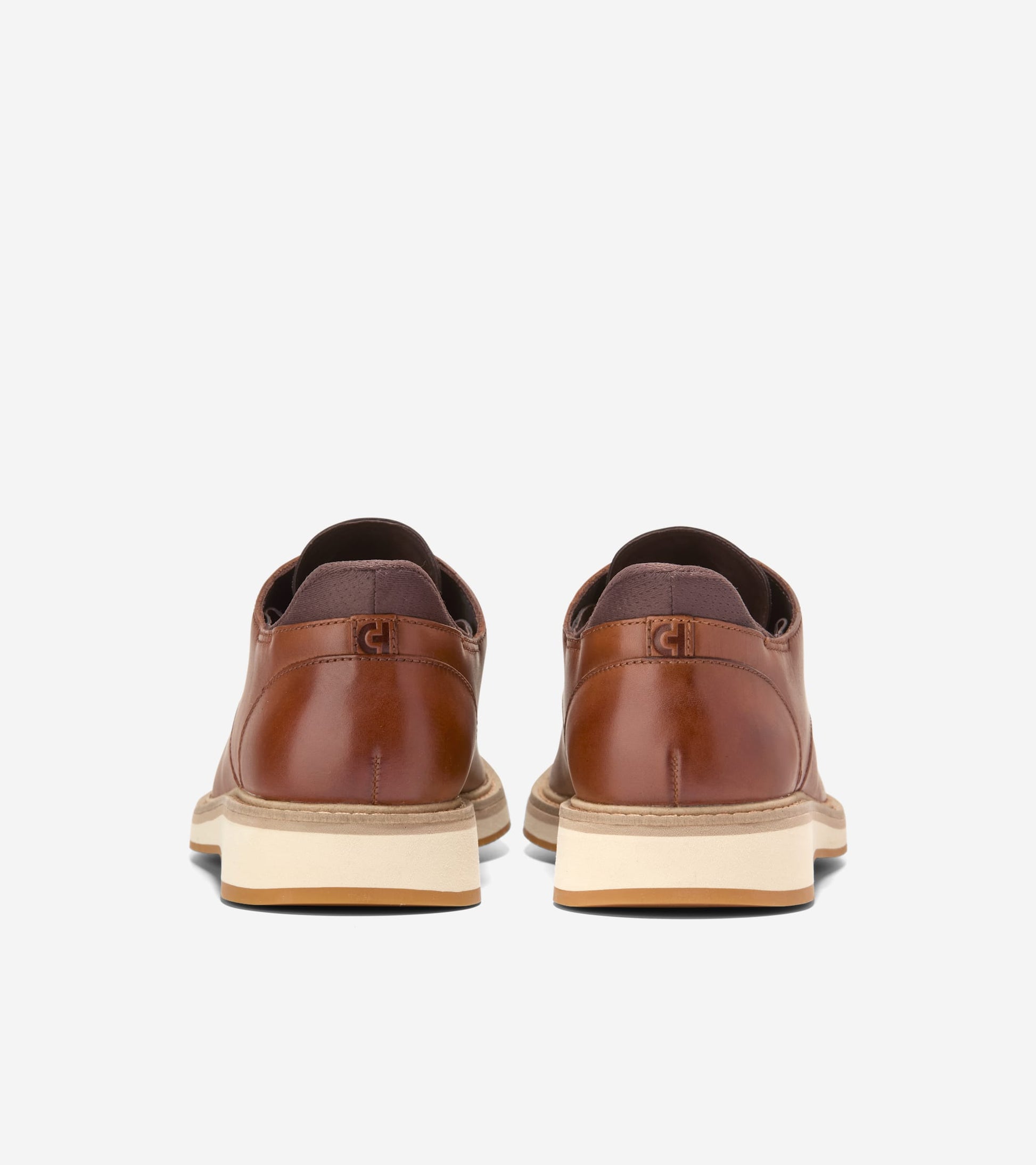Men's Mansfield Grand Plain Toe Quick-On Oxfords in Brown | Cole Haan