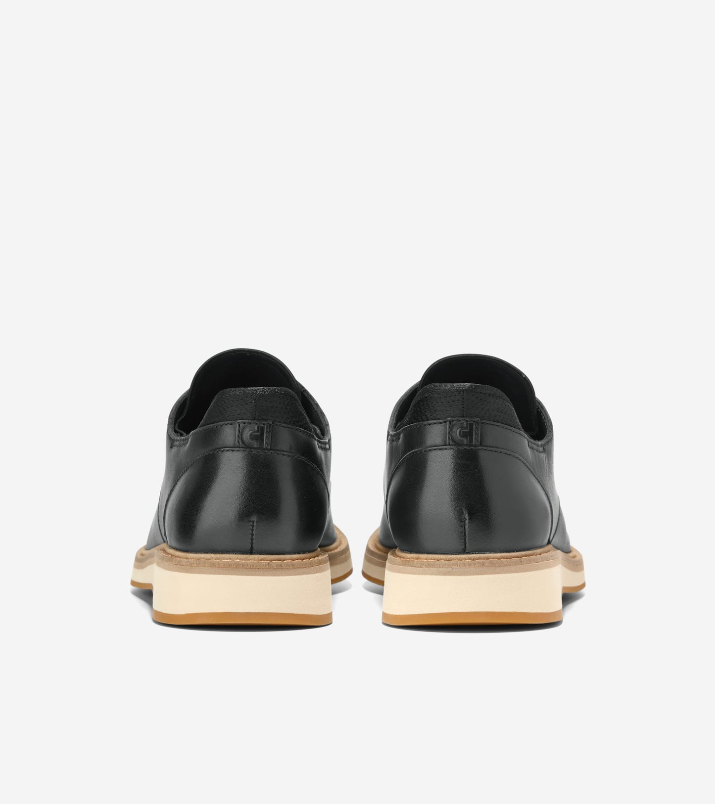Men's Mansfield Grand Plain Toe Quick-On Oxfords in Black | Cole Haan