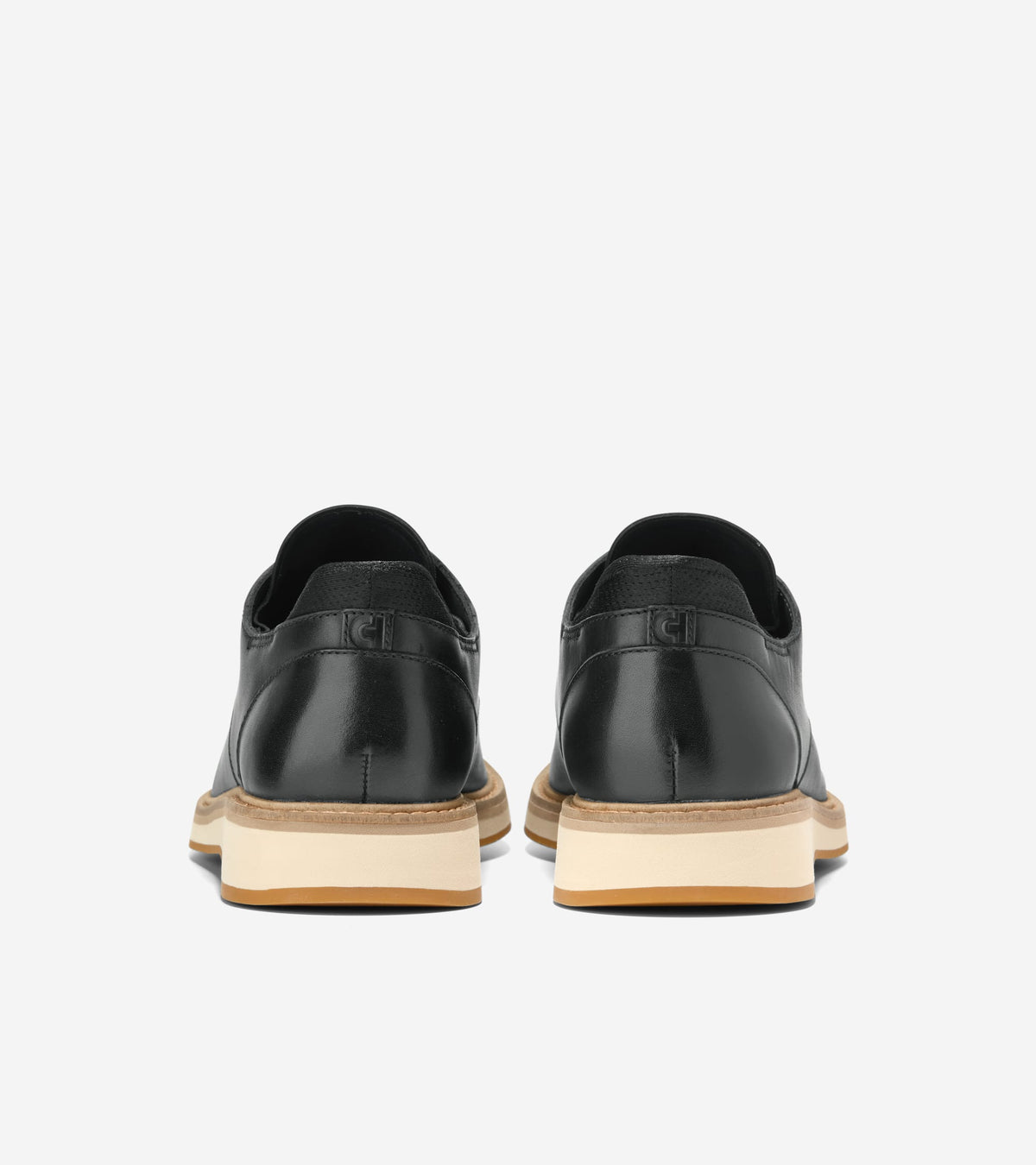 Men's Mansfield Grand Plain Toe Quick-On Oxfords in Black | Cole Haan