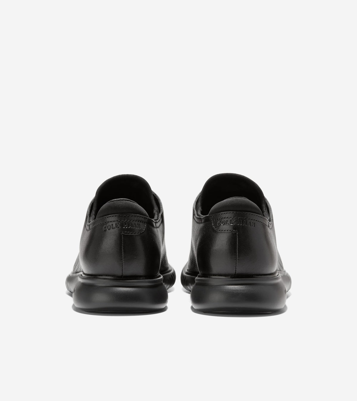 Men's 2.ZERØGRAND Laser Wingtip Oxfords in Black | Cole Haan
