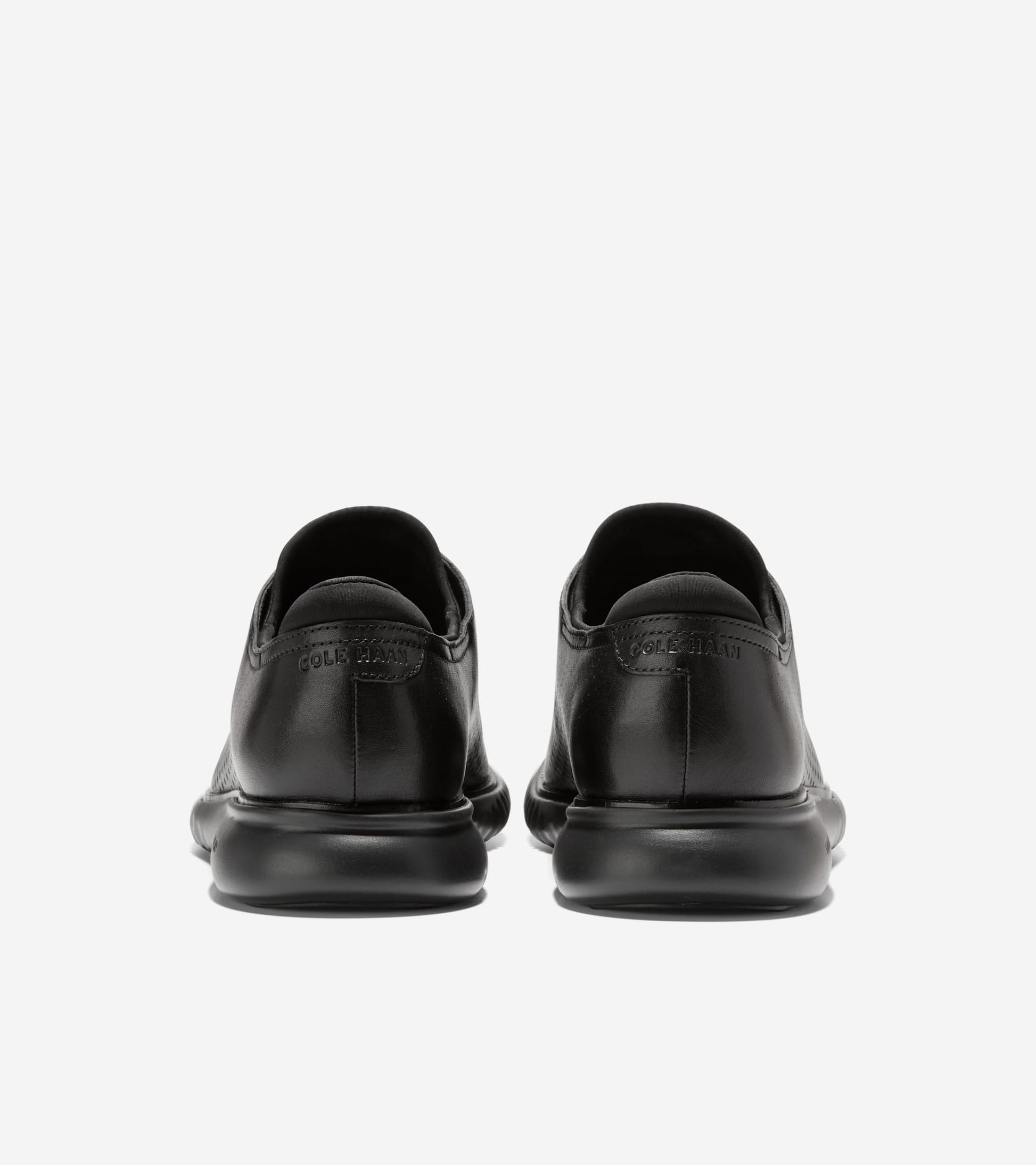 Men's 2.ZERØGRAND Laser Wingtip Oxfords in Black | Cole Haan