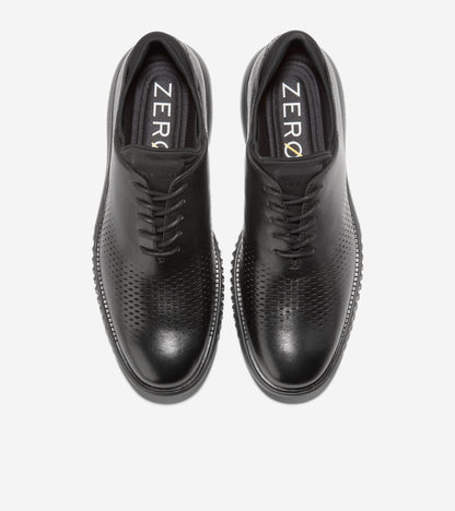 Men's 2.ZERØGRAND Laser Wingtip Oxfords in Black | Cole Haan