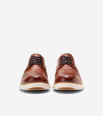 Men's ØriginalGrand Remastered Wingtip Oxfords in Brown | Cole Haan