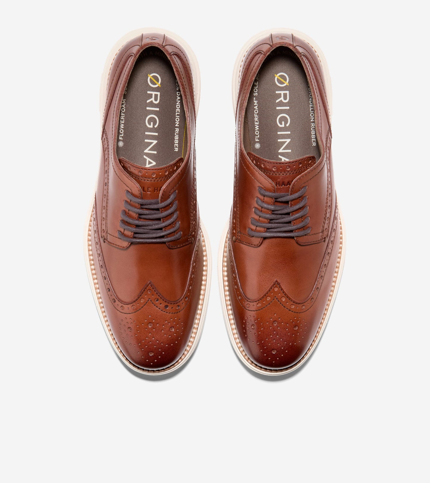 Men's ØriginalGrand Remastered Wingtip Oxfords in Brown | Cole Haan