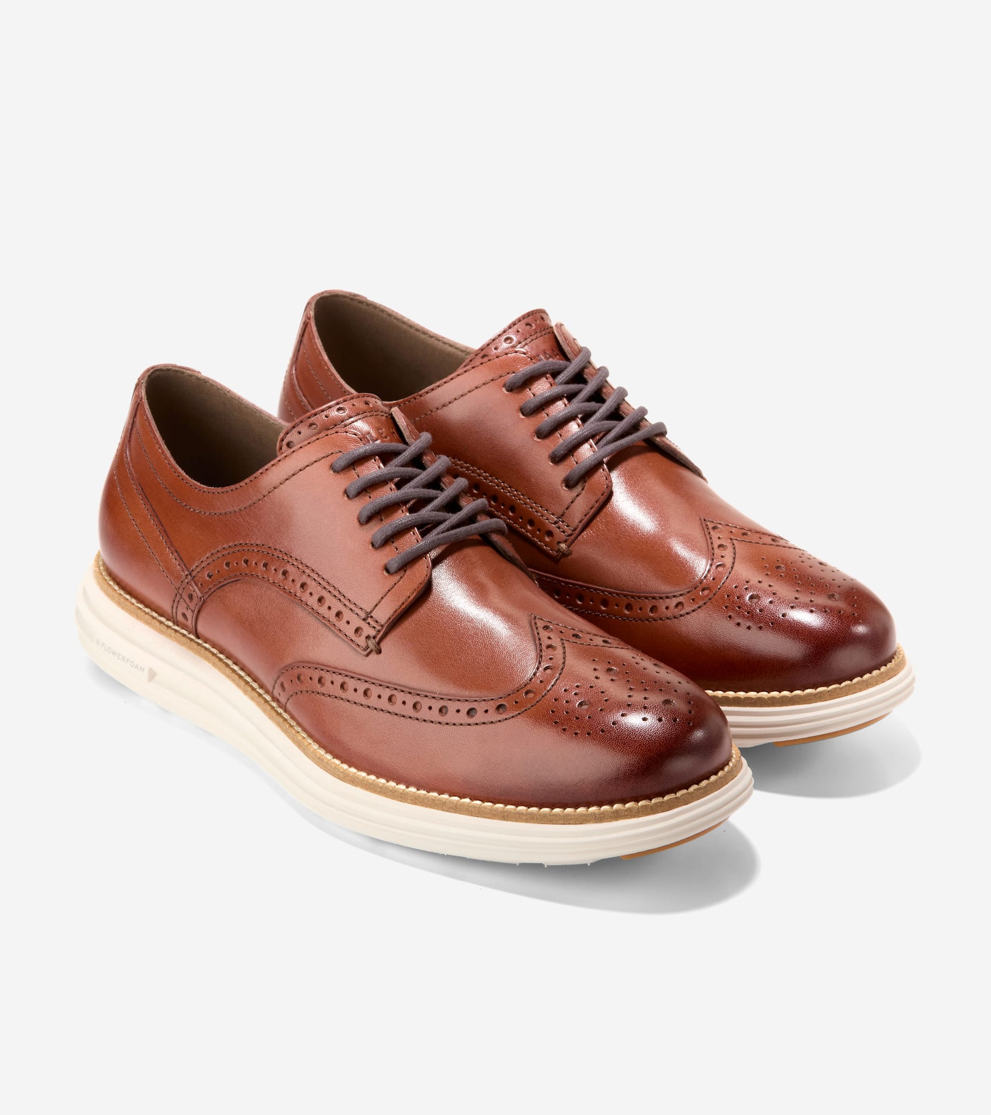 Men's ØriginalGrand Remastered Wingtip Oxfords in Brown | Cole Haan