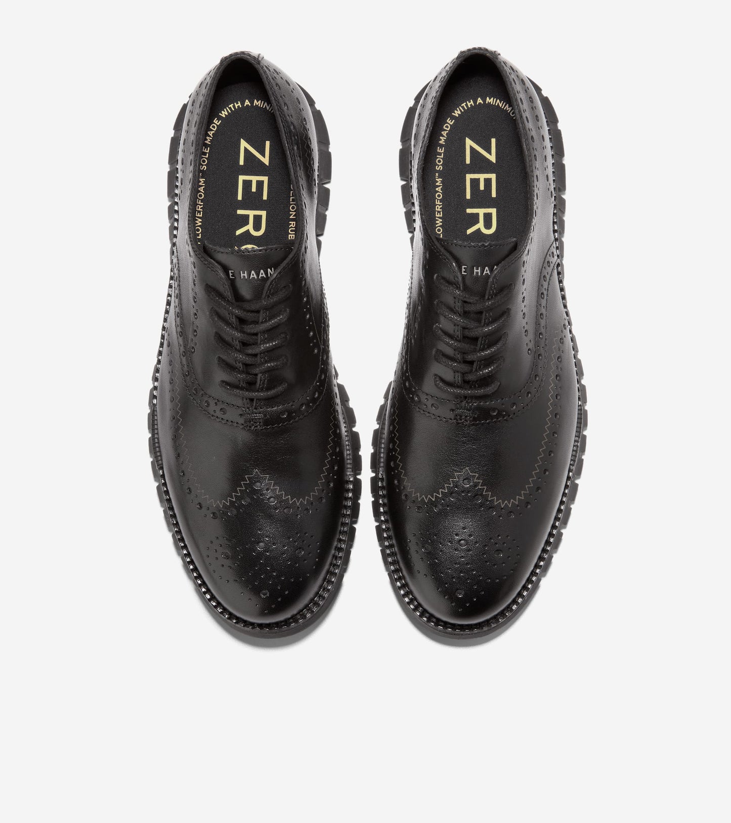 Men's ZERØGRAND Remastered Wingtip Oxfords in Black | Cole Haan