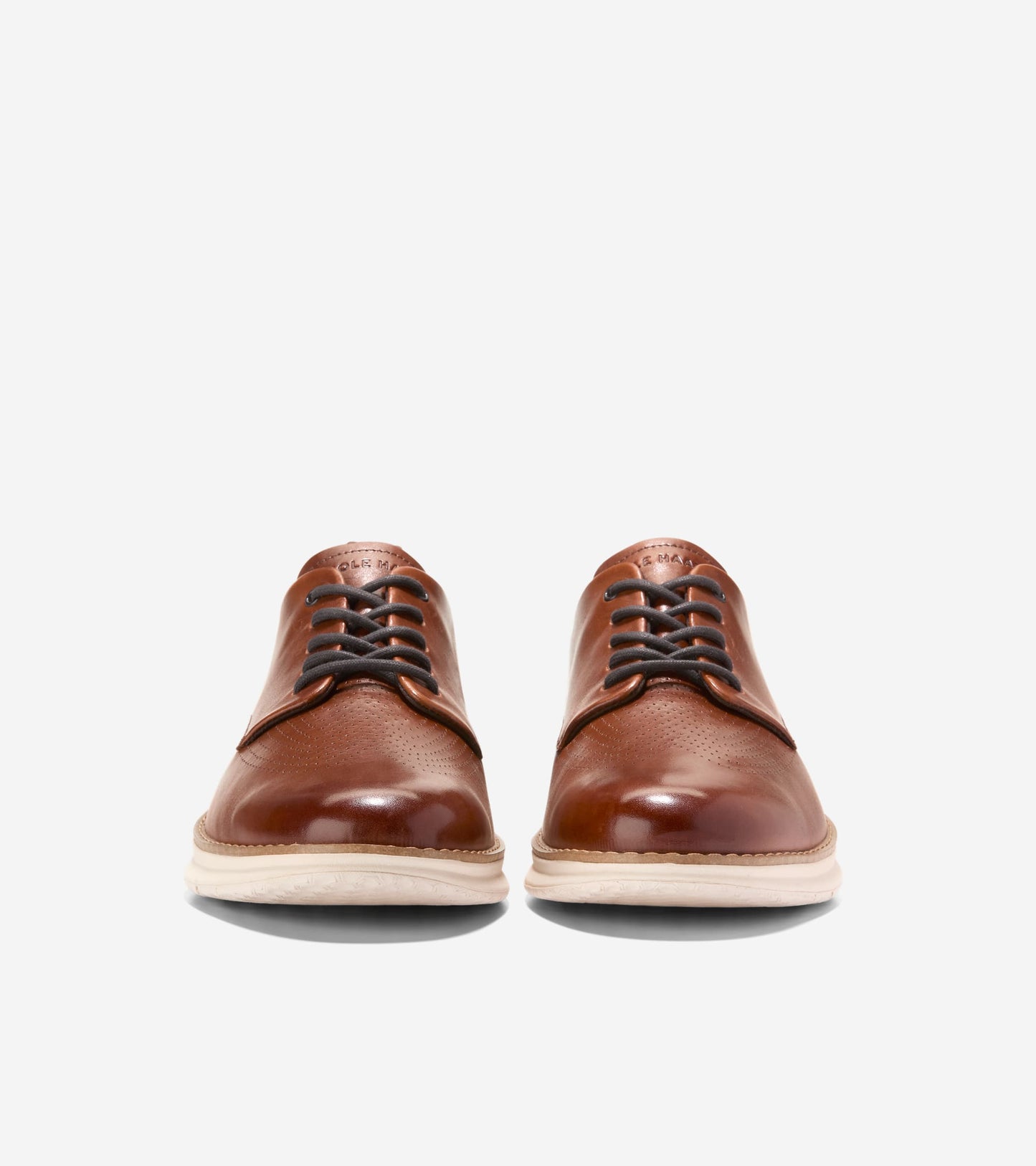 Men's ØriginalGrand Energyweave Perforated Plain Toe Oxfords in Brown | Cole Haan