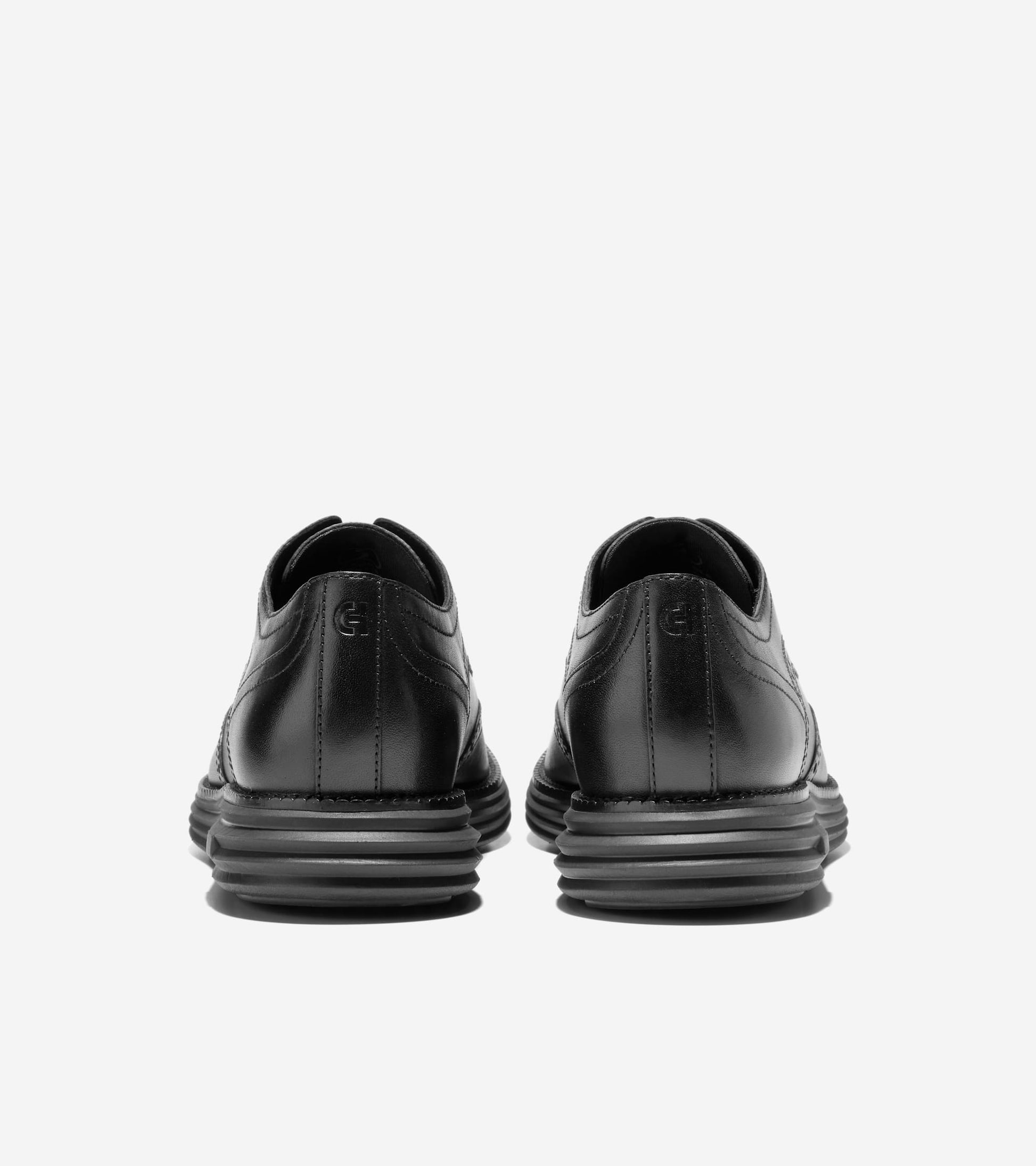 Men's ØriginalGrand Remastered Wingtip Oxfords in Black | Cole Haan