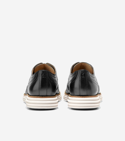 Men's ØriginalGrand Remastered Wingtip Oxfords in Black | Cole Haan