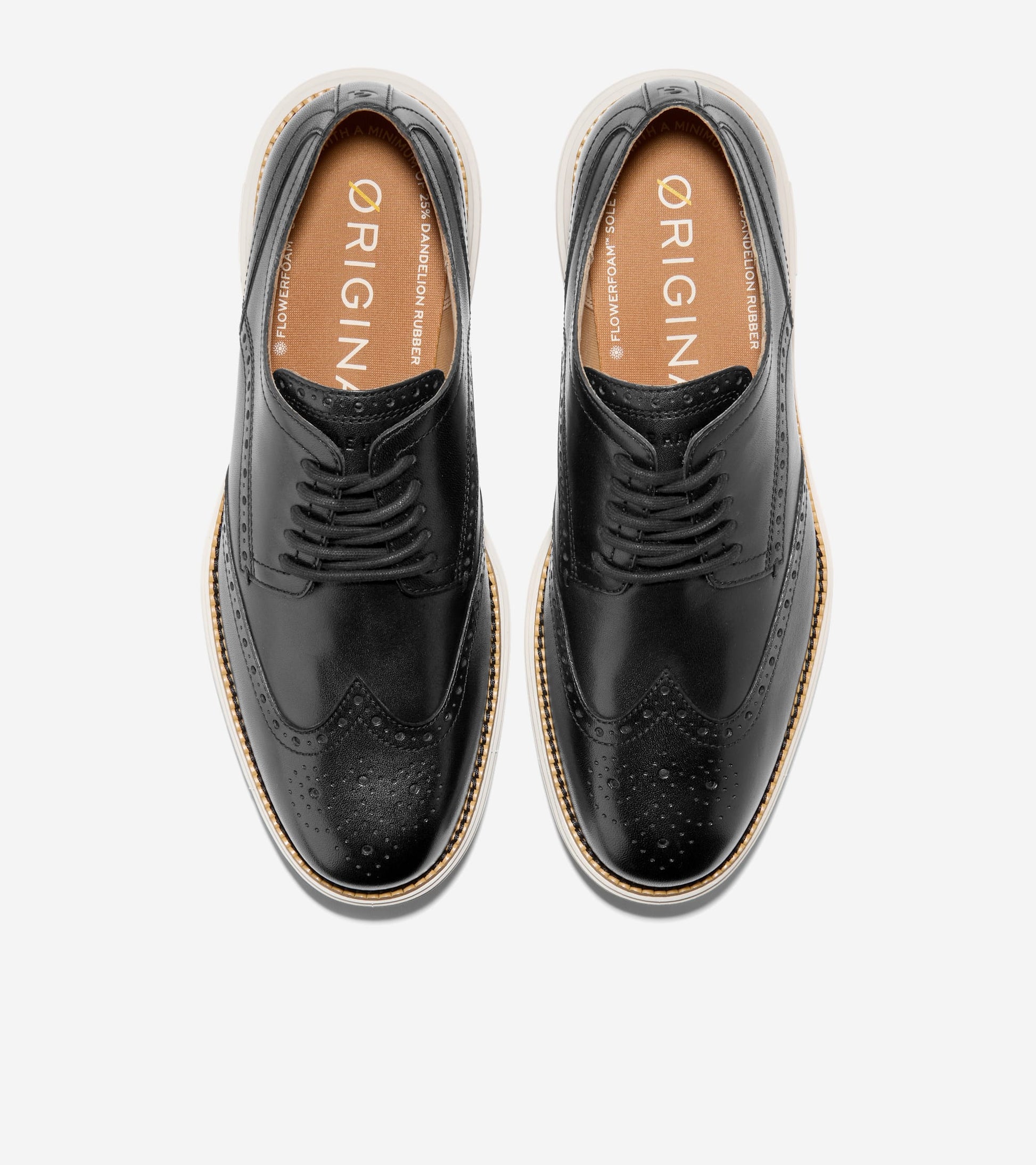 Men's ØriginalGrand Remastered Wingtip Oxfords in Black | Cole Haan