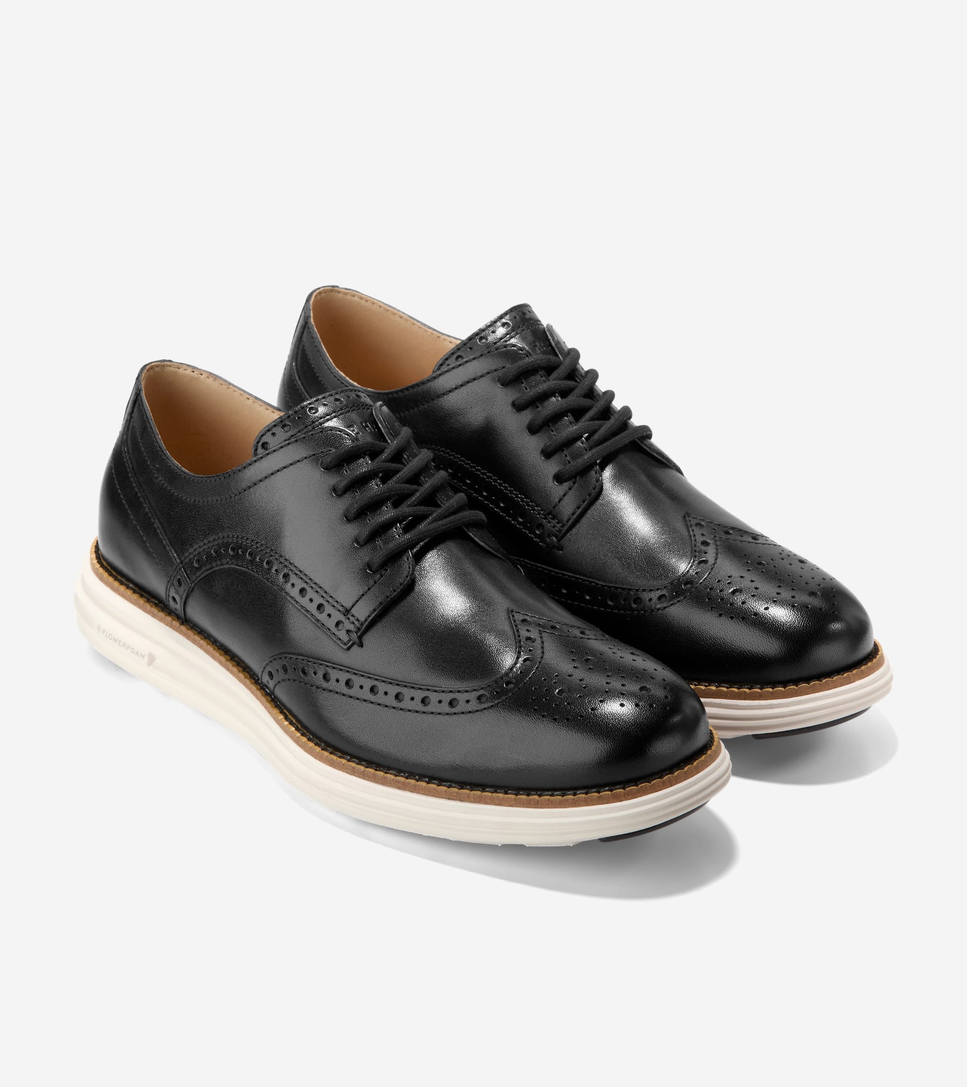 Men's ØriginalGrand Remastered Wingtip Oxfords in Black | Cole Haan
