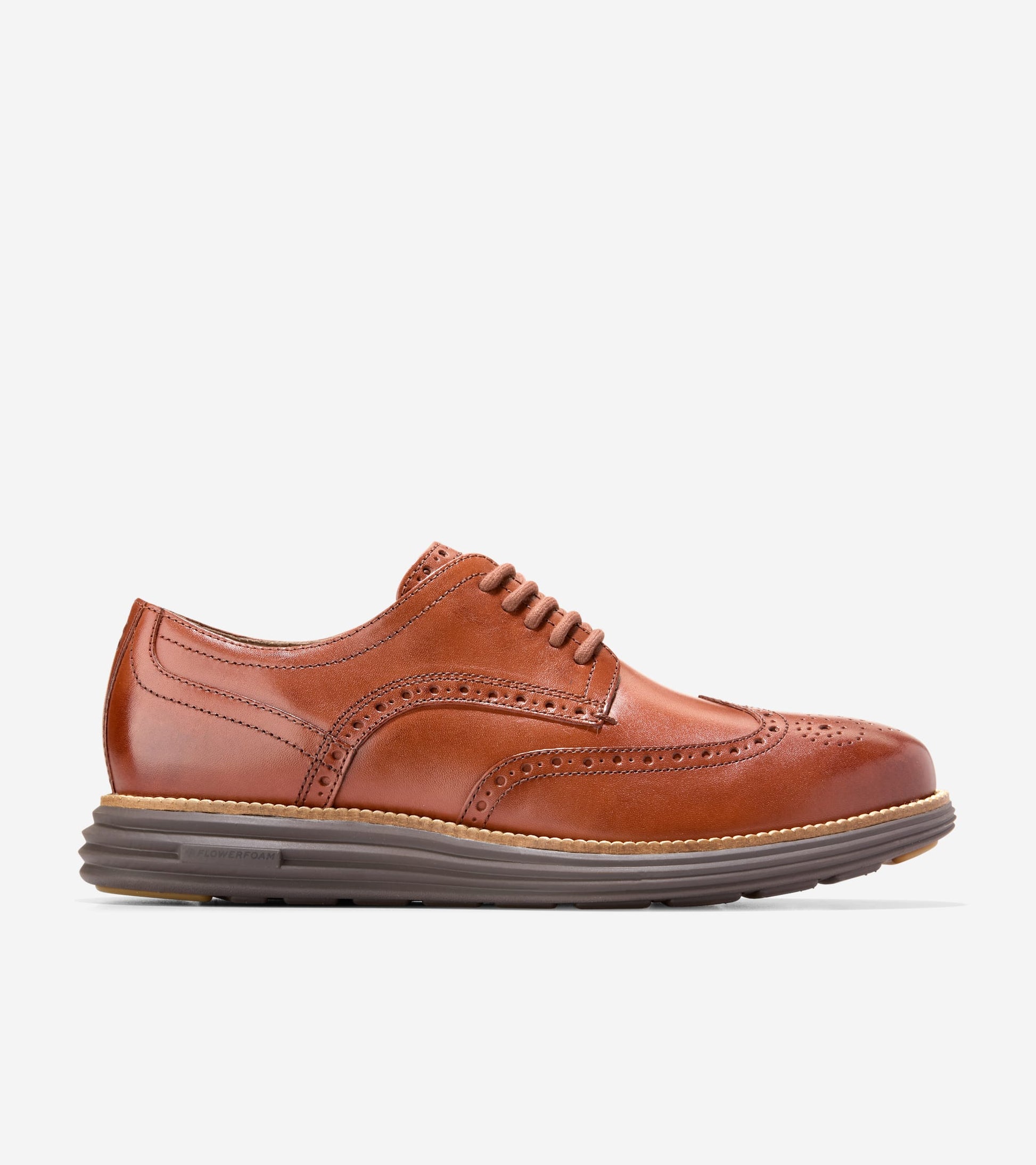 Men's ØriginalGrand Remastered Wingtip Oxfords in Brown | Cole Haan