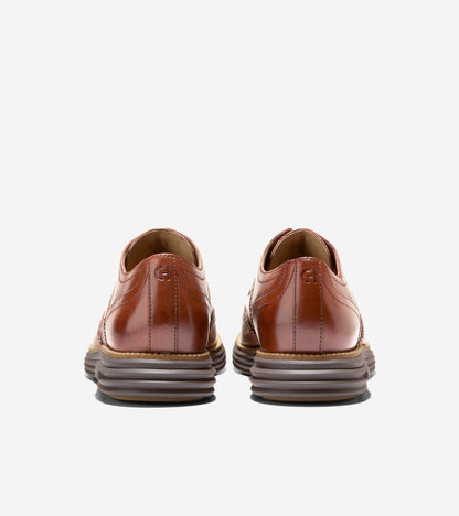 Men's ØriginalGrand Remastered Wingtip Oxfords in Brown | Cole Haan