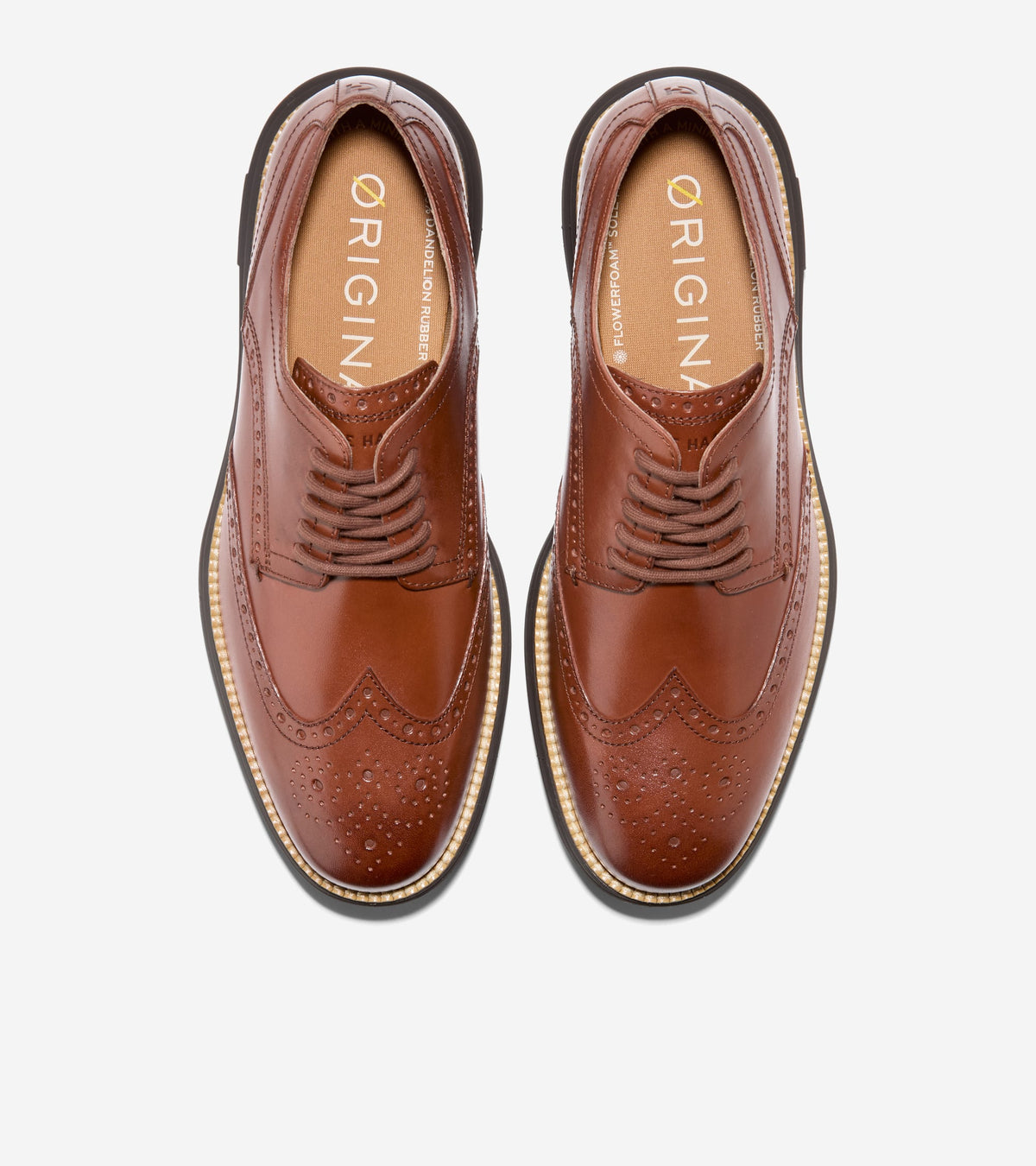 Men's ØriginalGrand Remastered Wingtip Oxfords in Brown | Cole Haan