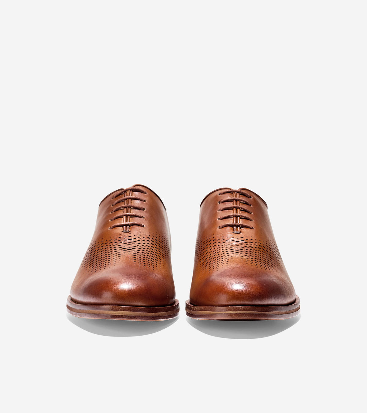 Men's Washington Grand Laser Wingtip Oxfords in Brown | Cole Haan