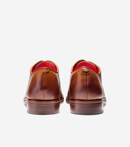 Men's Washington Grand Laser Wingtip Oxfords in Brown | Cole Haan