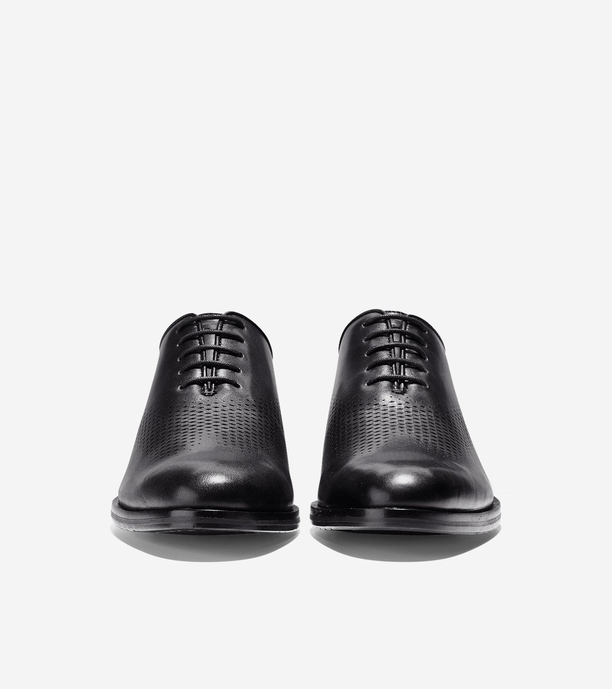 Men's Washington Grand Laser Wingtip Oxfords in Black | Cole Haan