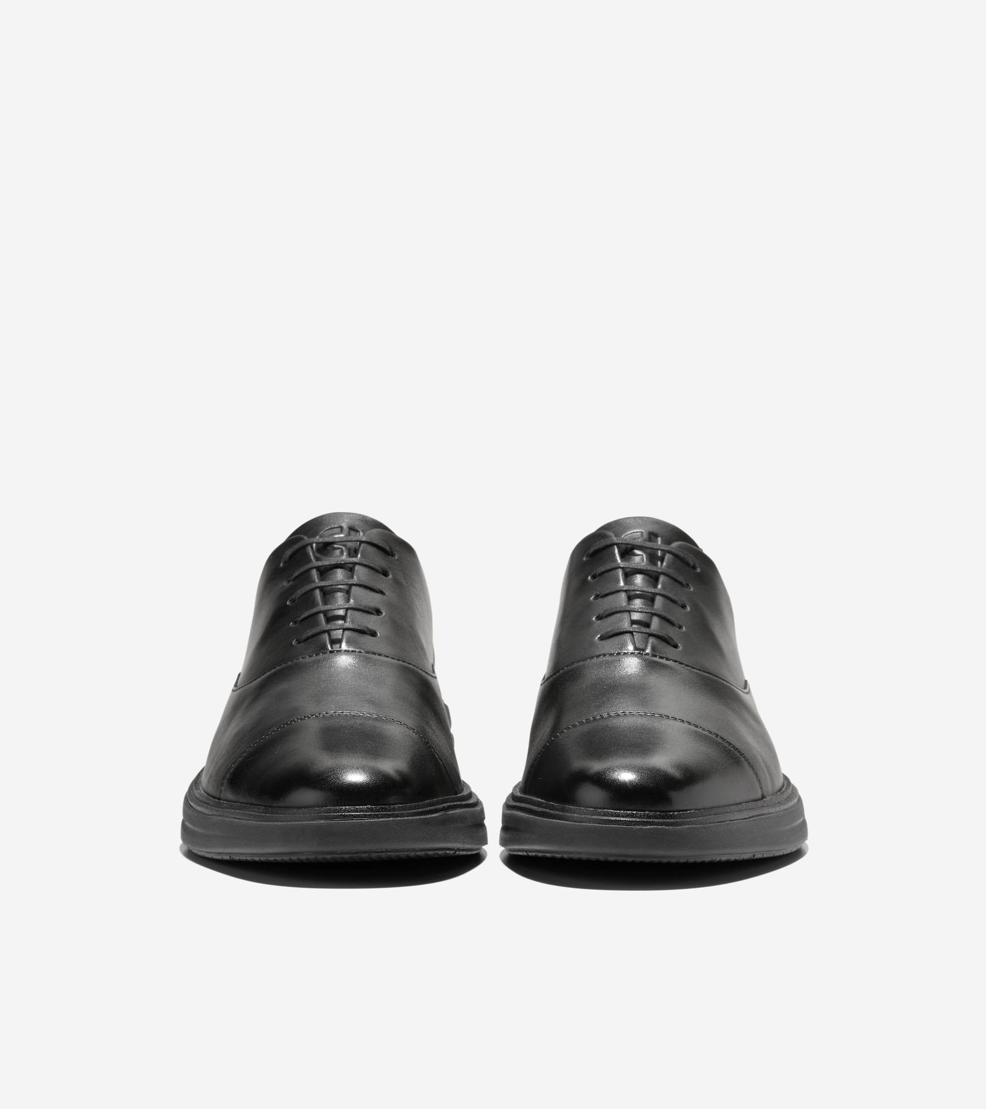 Men's ØriginalGrand CitySpectre Cap Toe Oxfords in Black | Cole Haan