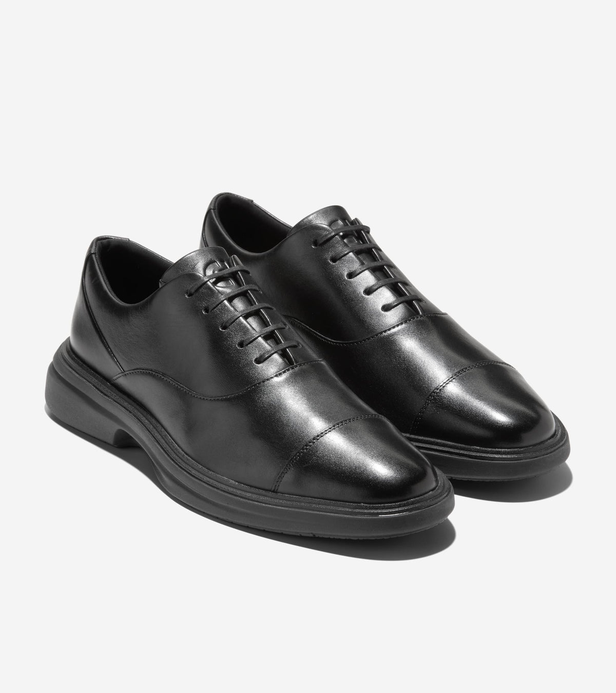 Men's ØriginalGrand CitySpectre Cap Toe Oxfords in Black | Cole Haan