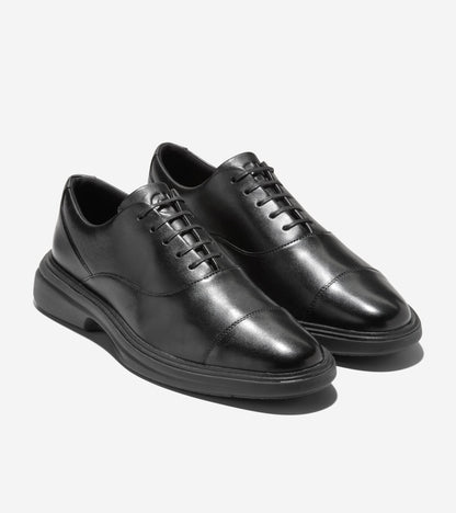 Men's ØriginalGrand CitySpectre Cap Toe Oxfords in Black | Cole Haan