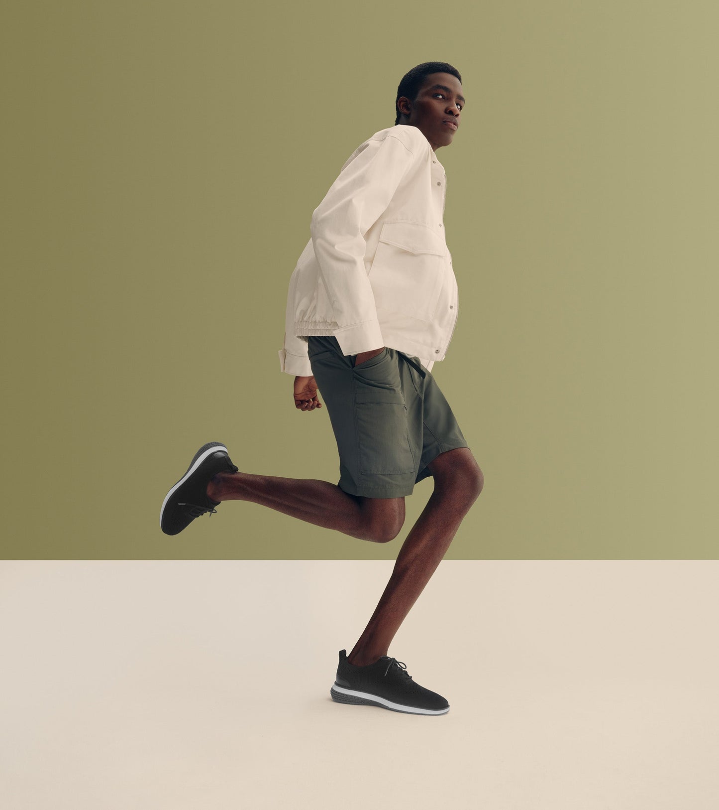 Men's ØriginalGrand Energyweave Stitchlite™ Wingtip Oxfords in Black | Cole Haan