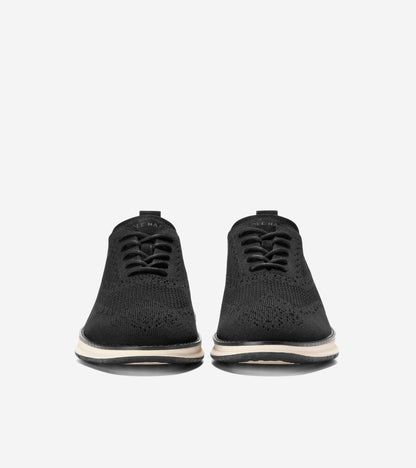 Men's ØriginalGrand Energyweave Stitchlite™ Wingtip Oxfords in Black | Cole Haan
